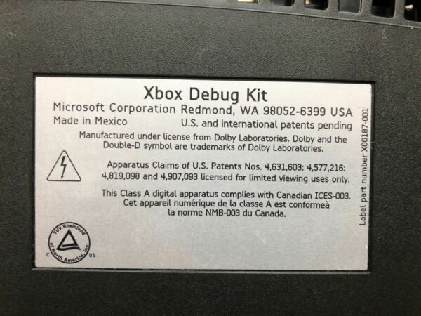 Xbox Black Debug Kit